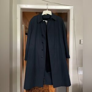 Men’s London Fog Navy Blue Coat By Wamsutta 42 Short